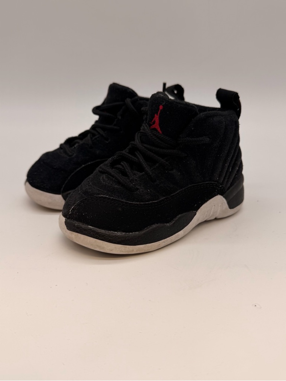 Nike Air Jordan 12 Retro Kids 6C Black Red Toddler Sneakers 850000-017